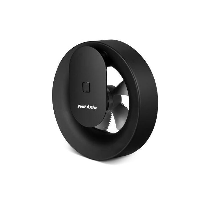 Badkamerventilator Vent-Axia Svara | App-gestuurd | Zwart
