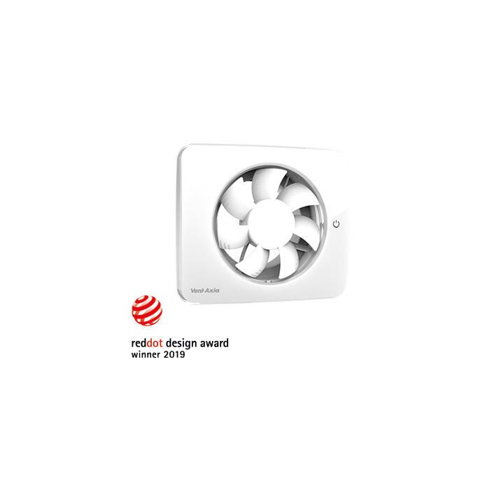 Badkamerventilator Vent-Axia Svensa | Geur+licht+vochtsensor
