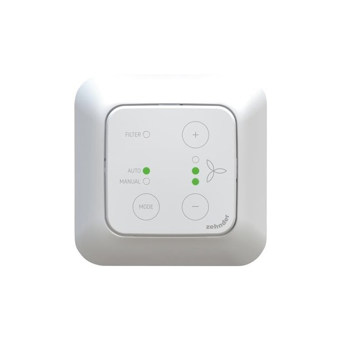 Bediening Zehnder ComfoSwitch C55/ComfoAir Q