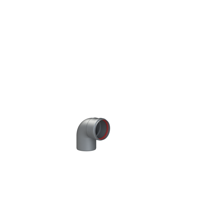 Bocht CoxFix® ALU | Ø80mm | 87°