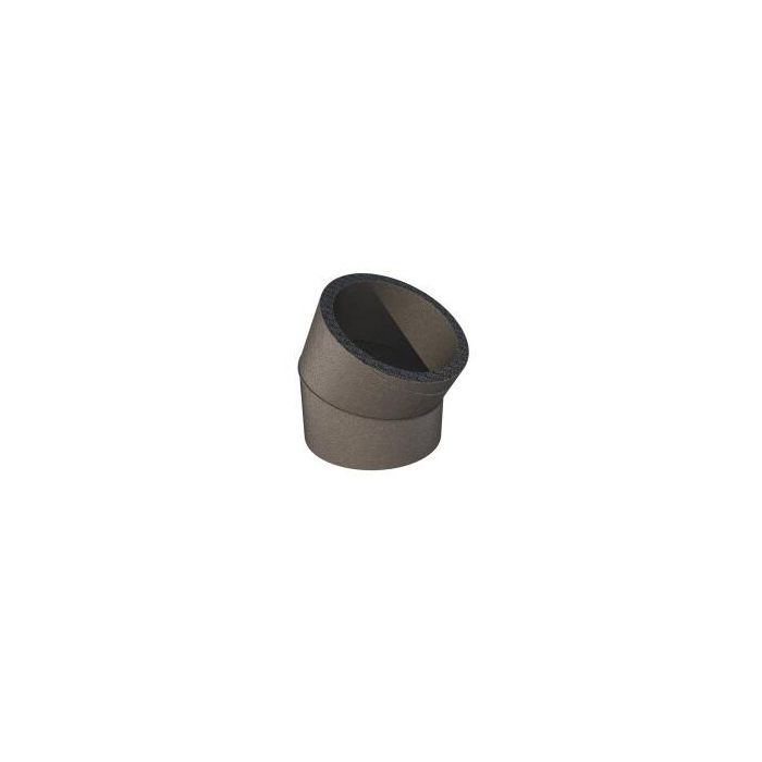 Bocht geïsoleerd Ubbink Aerfoam Ø160mm | 30°