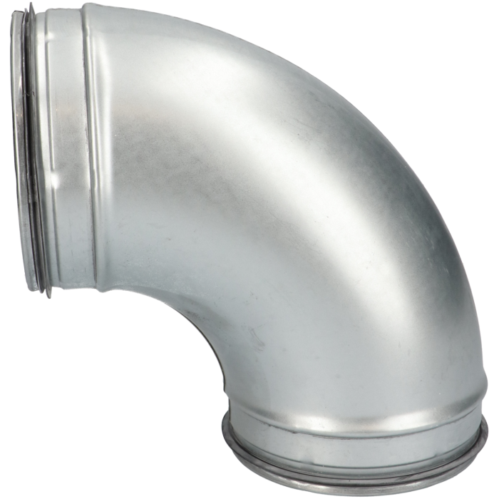 Bocht glad spirobuis Ø125mm | 90° | Safe