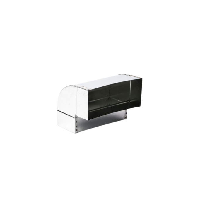 Bocht instort verticaal 170x70mm | 90°