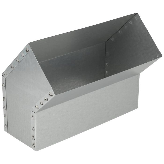 Bocht instort verticaal 220x80mm | 45°