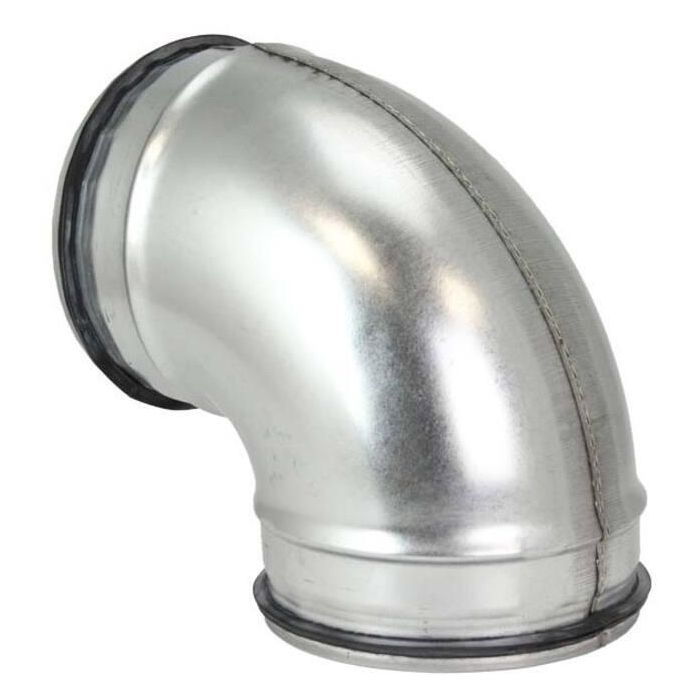 Bocht kort spirobuis Ø160mm | 90° | M-M | Safe