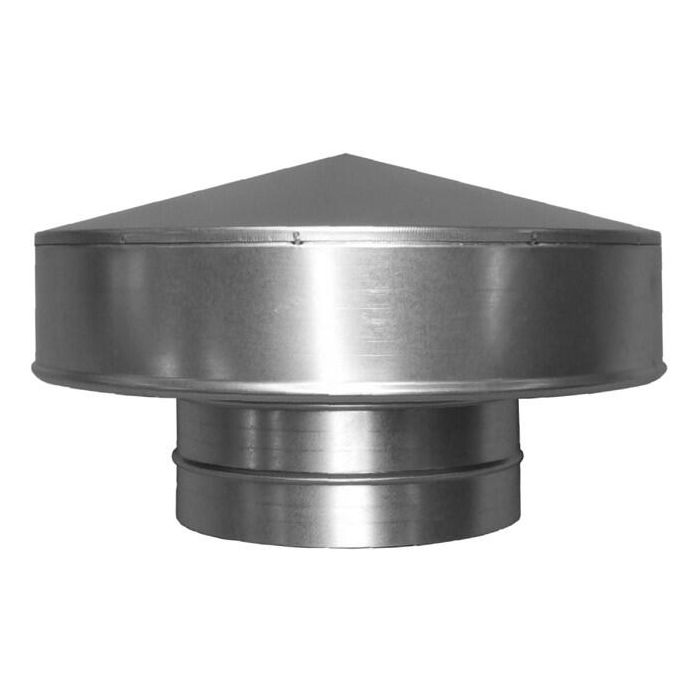 Dakkap spirobuis CD Ø200mm | Staal
