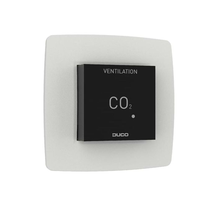Ruimtesensor CO2 DUCO RF/Wired ex. bediening leefruimte | Zw