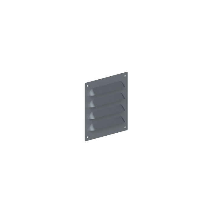 Ventilatierooster 250x250mm | 140 cm2 | 1x4 schoepen | Alu