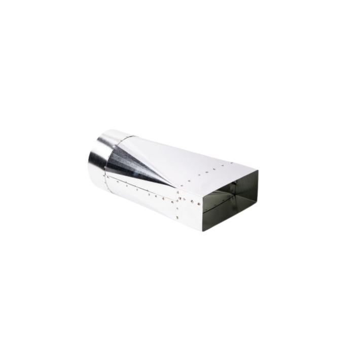 Verloop instort 200x80mm | Ø125 mm