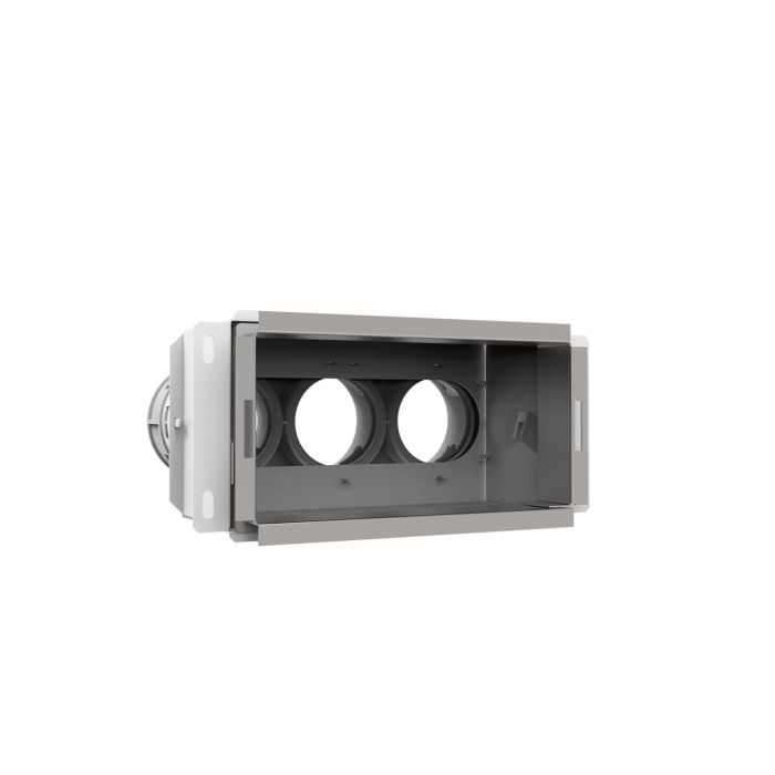 Wandcollector Vent-Axia | 3xØ69mm | Achter
