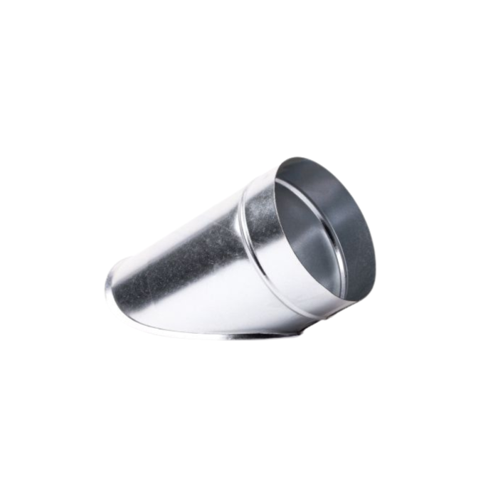 Zadelstuk spiro Ø160 buis 160 mm | 45°