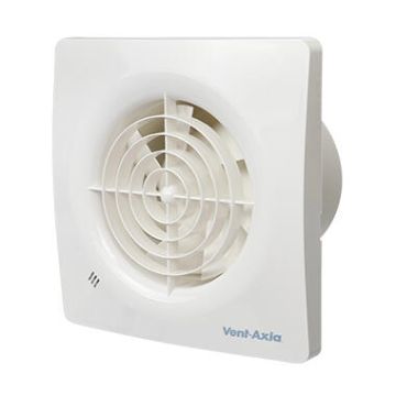 Badkamerventilator Vent-Axia Supra 125 HT | Timer+Vochtsenso