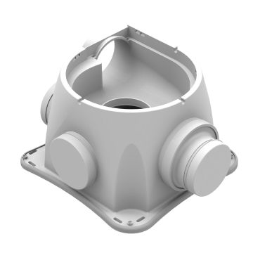 Behuizing Zehnder ComfoFan achteraansluiting-in. bodemslab