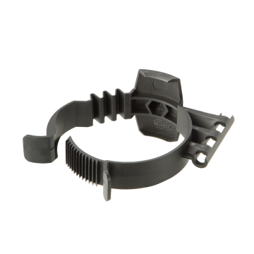 Beugel bevestiging Ubbink Rolux PP | Ø80mm | Zwart | 100pce