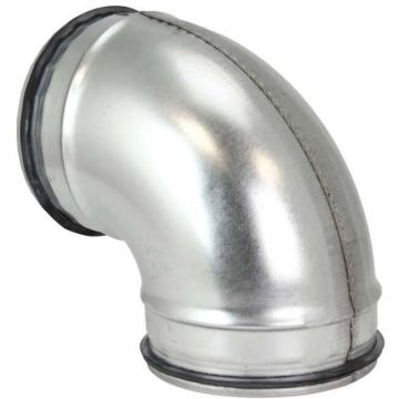 Bocht kort spirobuis Ø160mm | 90° | M-M | Safe