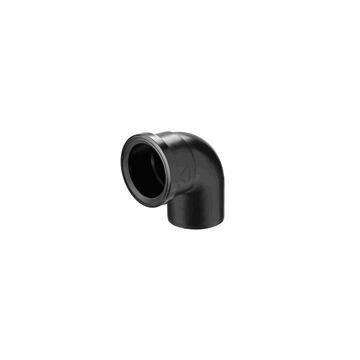 Bocht Ubbink | Ø100mm | 87° | TV | Zwart