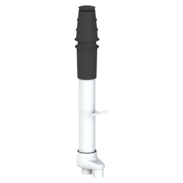 DDV ECONEXT® HR ALU | Ø80/80mm | Zwart