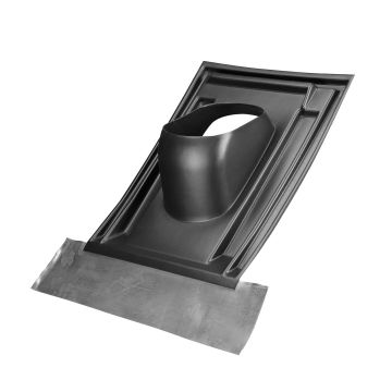 DDV-pan 166 Ubbink Ubiflex indekdeel | 35-55° | Zwart