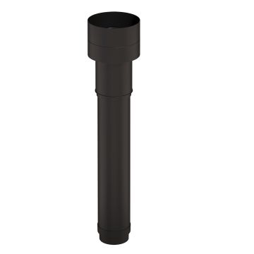 DDV Ubbink Aerfoam | Ø150/160x1378mm | Geïsoleerd | Zwart