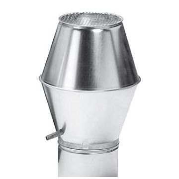 Deflectorkap steekeind spirobuis Ø300mm