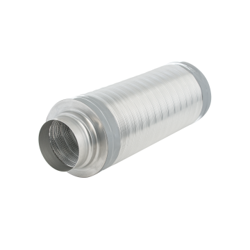 Geluiddemper spirobuis flexibel 25 | Ø150x1000mm | Alu