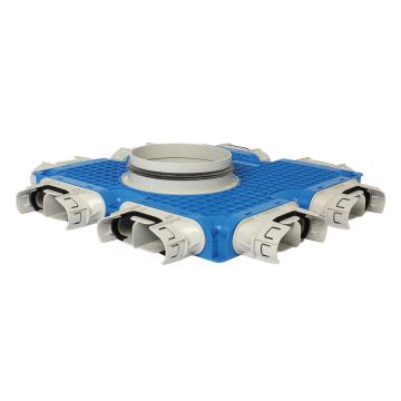 Instortverdeler Vent-Axia | 8x132x52mm | Tuit Ø180mm