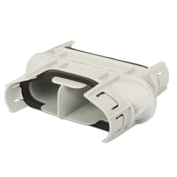 Koppelomdraaistuk Vent-Axia | Slang 132x52mm | 180°