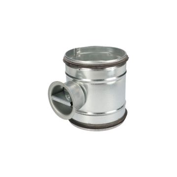 Regelklep stalen kwadrant Ø125mm | Safe