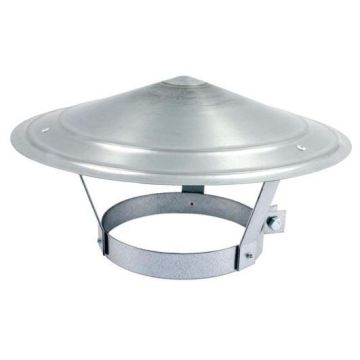 Regenkap spirobuis Ø125mm