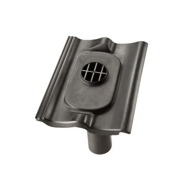 RO-Pan Ubbink Snel | 5-55° | 1-pan SND-R1 | Zwart