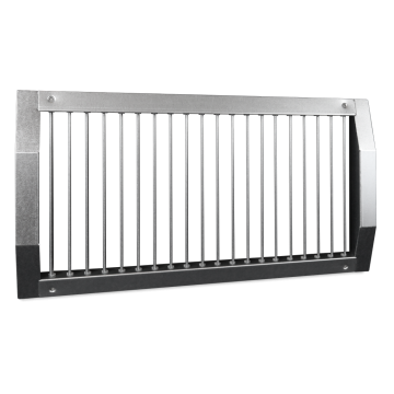 Rooster kanaal afvoer SystemAir 325x125 mm