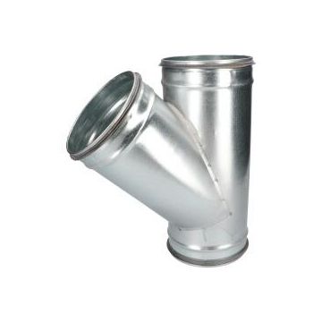 T-stuk spirobuis Ø200-200mm | 45° | Safe