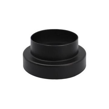 Verloop Ubbink | Ø166-125mm | Zwart