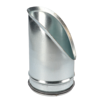 Zadelstuk spirobuis Ø160mm | 45° | Buis Ø200mm | Safe
