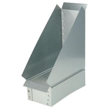 Zijaansluitstuk | 170x80mm | 45° | Instort | Stromend